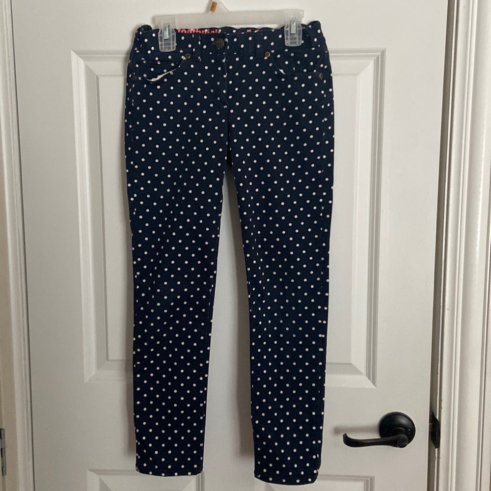 Crewcuts polka dots jeans